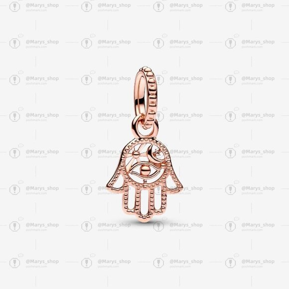 Pandora Protective Hamsa Hand Dangle Charm - Picture 1 of 2